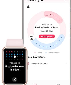 Huawei Watch Fit 1.64 inch Amoled display GPS Smart watch -Black/Green/Pink/Blue