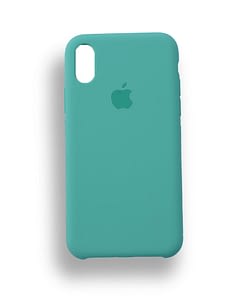 Apple iPhone X-Xs IPHONE XR PHONE XS MAX Silicone Case Seafoam Green