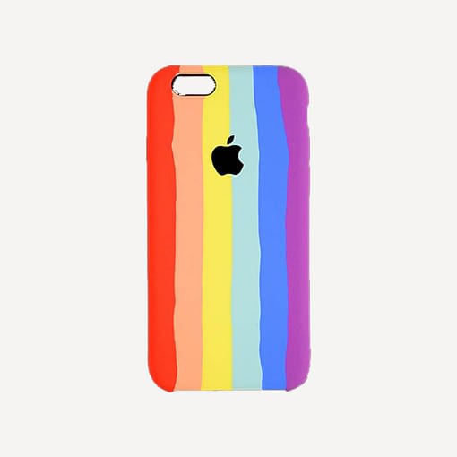 Rainbow iPhone Case silicone for Apple iPhone 8 Rainbow Case