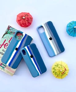 Apple Blue Rainbow iPhone Case