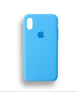 Apple iPhone X-Xs IPHONE XR PHONE XS MAX Silicone Case Light Blue