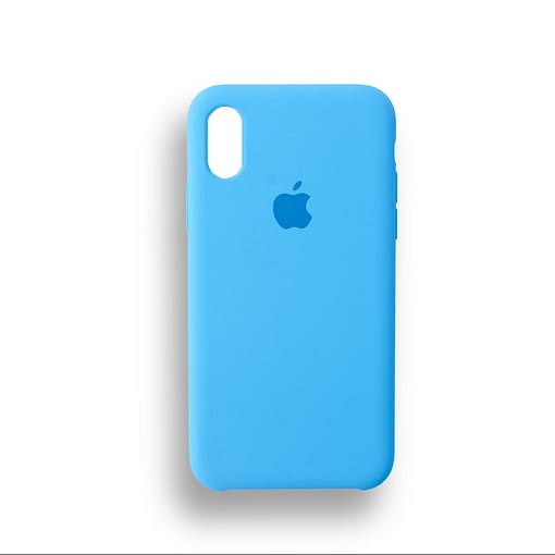 Apple iPhone X-Xs IPHONE XR PHONE XS MAX Silicone Case Light Blue
