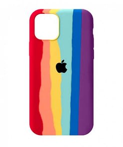 Rainbow iPhone Case silicone for Apple iPhone 12 Pro Rainbow Case
