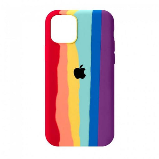 Rainbow iPhone Case silicone for Apple iPhone 12 Rainbow Case