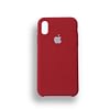 Apple iPhone X-Xs IPHONE XR PHONE XS MAX Silicone Case Red With White Logo