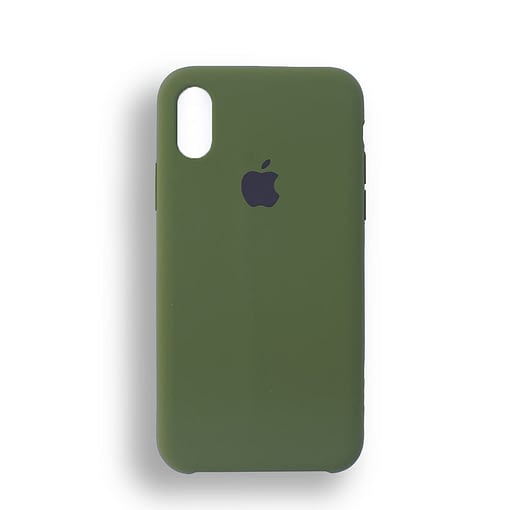 Apple iPhone X-Xs IPHONE XR PHONE XS MAX Silicone Case Army Green