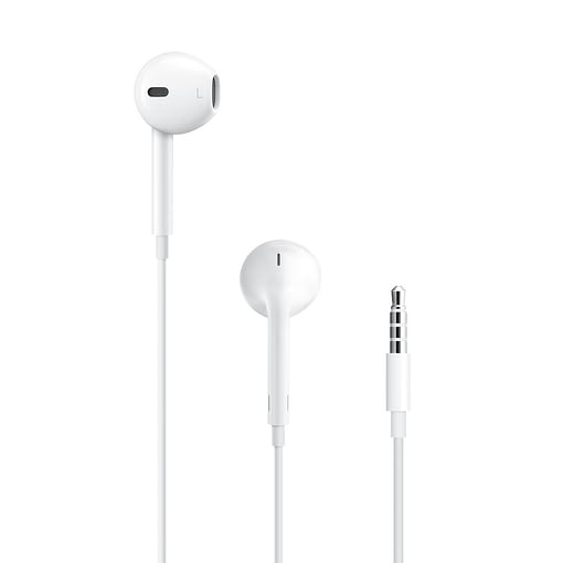 Original iPhone 6 & 6S Handsfree / EarPods with 3.5 mm Headphone Plug - White