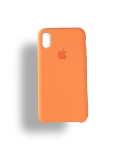 Apple iPhone X-Xs IPHONE XR PHONE XS MAX Silicone Case Light Orange