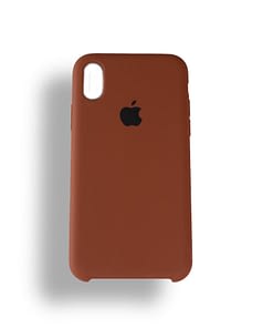 Apple iPhone X-Xs IPHONE XR PHONE XS MAX Silicone Case Chocolate Brown