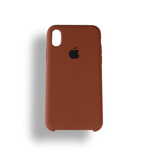 Apple iPhone X-Xs IPHONE XR PHONE XS MAX Silicone Case Chocolate Brown