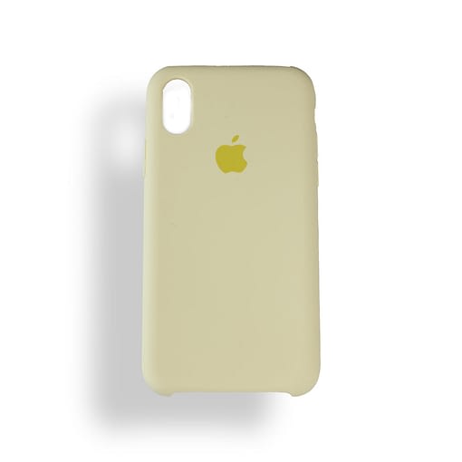 Apple iPhone X-Xs IPHONE XR PHONE XS MAX Silicone Case Pastel Yellow