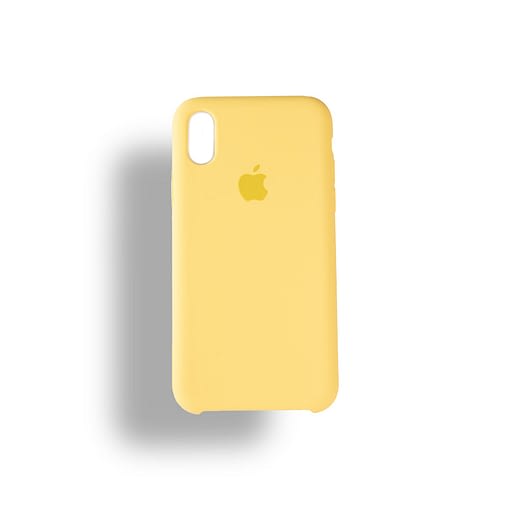 Apple iPhone X-Xs IPHONE XR PHONE XS MAX Silicone Case Yellow